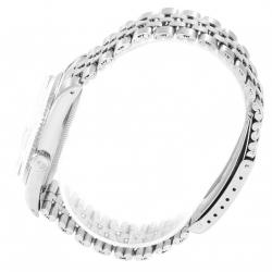 مملوكة مسبقًا ساعة يد رجالية رولكس 1601 فينتدج ديتجاست ستانلس ستيل وذهب أبيض عيار 18 فضية 36مم