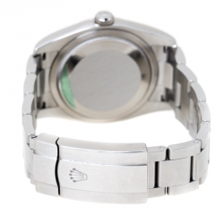 Pre Owned Rolex Silver  Stainless Steel Oyster Perpetual Men's Wristwatch 36 mm