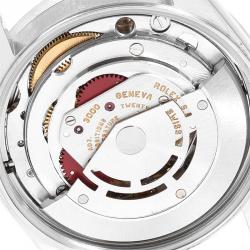 مملوكة مسبقًا Rolex Silver Stainless Steel Air King 14010 Men's Wristwatch 34MM