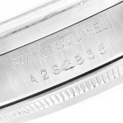 Pre Owned Rolex Blue Stainless Steel Date Automatic 15210 Men's Wriswatch 34 MM