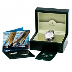 Pre Owned Rolex Platinum Rolesium Yacht-Master 116622PLSO Men's Wristwatch 40 mm