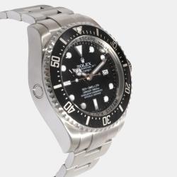 مملوكة مسبقًا ساعة يد رجالية رولكس سي دويللر ديب سي 116660 أوتوماتيك ستانلس ستيل سوداء 44مم