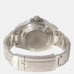 مملوكة مسبقًا ساعة يد رجالية رولكس سي دويللر ديب سي 116660 أوتوماتيك ستانلس ستيل سوداء 44مم