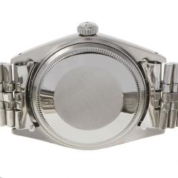 Pre Owned Rolex Blue Stainless Steel Datejust 1601 Automatic Men's Wristwatch 36 mm