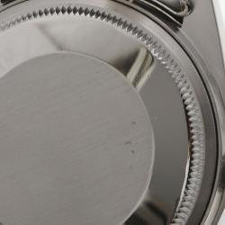 Pre Owned Rolex Blue Stainless Steel Datejust 1601 Automatic Men's Wristwatch 36 mm