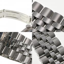 Pre Owned Rolex Blue Stainless Steel Datejust 1601 Automatic Men's Wristwatch 36 mm