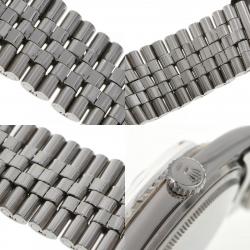 Pre Owned Rolex Blue Stainless Steel Datejust 1601 Automatic Men's Wristwatch 36 mm