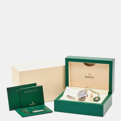 Pre Owned Rolex Black Oystersteel Datejust 126200-0003 Men's Wristwatch 36 mm