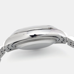 Pre Owned Rolex Black Oystersteel Datejust 126200-0003 Men's Wristwatch 36 mm