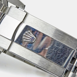 Pre Owned Rolex Black Oystersteel Datejust 126200-0003 Men's Wristwatch 36 mm