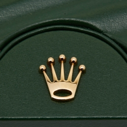 Pre Owned Rolex Brown Flower Motif 18K Yellow Gold Diamond Stainless Steel Datejust 116243 Unisex Wristwatch 36 mm 