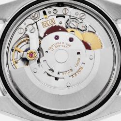 Rolex Oyster Perpetual Pink Baton Black Dial Steel Men's Watch 36 mm