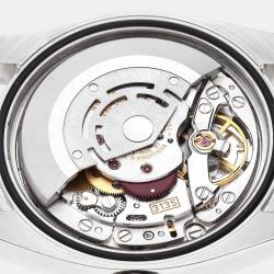 Rolex Datejust Black Baton Dial Steel Men's Watch 36 mm