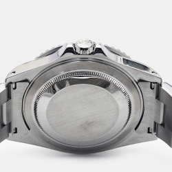 مملوكة مسبقًا Rolex Black Stainless Steel GMT-Master II 'Pepsi'  16710 Men's Wristwatch 40 mm