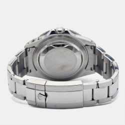 مملوكة مسبقًا Rolex Black Stainless Steel GMT-Master II 'Pepsi'  16710 Men's Wristwatch 40 mm