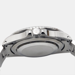 مملوكة مسبقًا Rolex Black Stainless Steel GMT-Master II 'Pepsi'  16710 Men's Wristwatch 40 mm