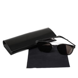 Saint Laurent Black/Grey SL28 Aviator Sunglasses