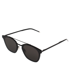 Saint Laurent Black/Grey SL28 Aviator Sunglasses