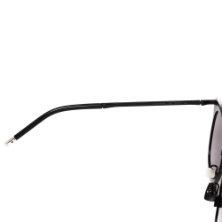 Saint Laurent Black/Grey SL28 Aviator Sunglasses