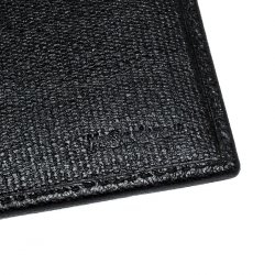 Saint Laurent Paris Black Leather Bifold Wallet