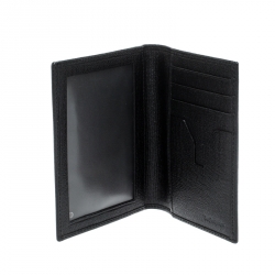Saint Laurent Paris Black Leather Bifold Wallet
