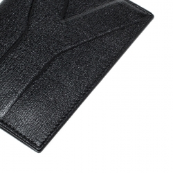 Saint Laurent Paris Black Leather Bifold Wallet