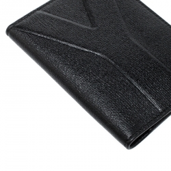 Saint Laurent Paris Black Leather Bifold Wallet