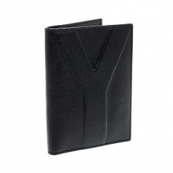Saint Laurent Paris Black Leather Bifold Wallet