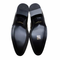 Pre Owned Saint Laurent Paris Black Leather Jodhpur Chelsea Boots Size 43.5