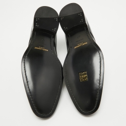 Saint Laurent Black Leather Lace Up Oxfords 43