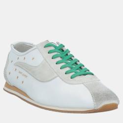 Saint Laurent Leather Lace Up Sneakers Size 43
