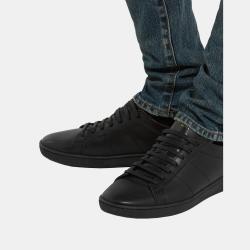 Saint Laurent Leather Low Top Sneakers 41