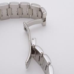 Yves Saint Laurent Rectangular Two Toned Unisex Wristwatch