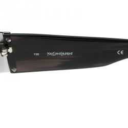 Saint Laurent Black YSL 2116/S Hafl Rim Sunglasses