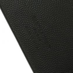 Saint Laurent Paris Dark Grey Grain Leather Continental Wallet