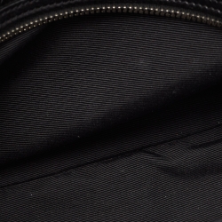 Saint Laurent Black Croc Embossed Leather City Backpack