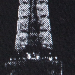 Saint Laurent Paris Black Cotton Eiffel Tower Printed T-Shirt M