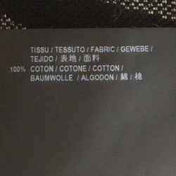 مملوكة مسبقًا تي شيرت بولو سان لوران قطن بيك طباعة قصصات ورق ملونة أبيض وأسود L