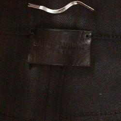 Pre Owned بنطلون جينز سان لوران باريس قصه ضيقة دنيم أسود وسط (ميديوم) 