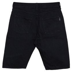 Pre Owned Saint Laurent Paris Black Denim Bermuda Shorts S