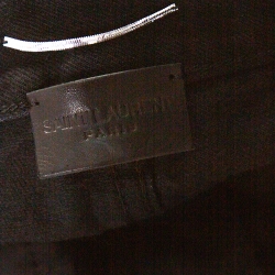 Pre Owned Saint Laurent Paris Black Denim Bermuda Shorts S