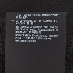 مملوكة مسبقًا Saint Laurent Paris Black Sun Print Cotton Knit Sweatshirt XXL