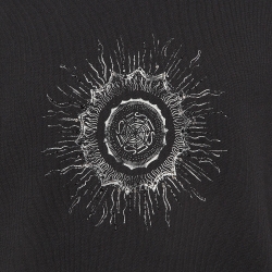 مملوكة مسبقًا Saint Laurent Paris Black Sun Print Cotton Knit Sweatshirt XXL