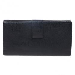 Pre Owned Saint Laurent Large Y Line Flap Wallet