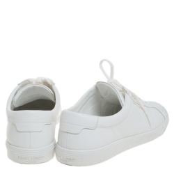 Saint Laurent White Leather Andy Low Top Sneakers Size 43