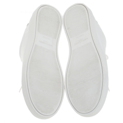 Saint Laurent White Leather Andy Low Top Sneakers Size 43