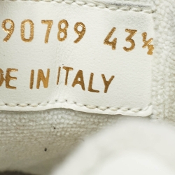 Pre Owned Saint Laurent White Leather SL/61 Sneakers Size 43.5