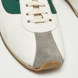 Saint Laurent Multicolor Leather and Suede Jay Sneakers Size 43
