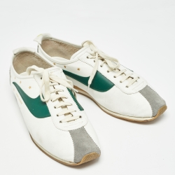 Saint Laurent Multicolor Leather and Suede Jay Sneakers Size 43