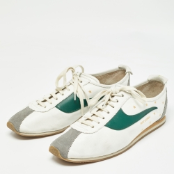 Saint Laurent Multicolor Leather and Suede Jay Sneakers Size 43